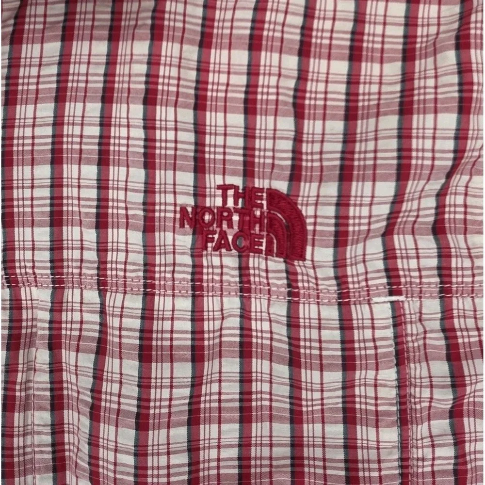 The North Face Shirt Mens Medium Short Sleeve Vented Fishing Hiking Button Up